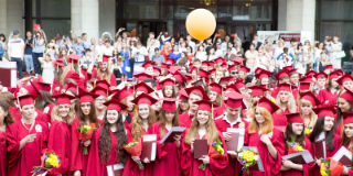 Solemn diploma delivery ceremony for graduates with honors degrees at RANEPA